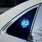 Logo LED rechargeable pour voiture - Effet néon