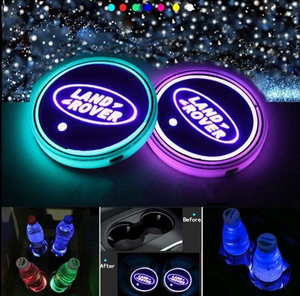 Custom Indoor LED Mood Discs