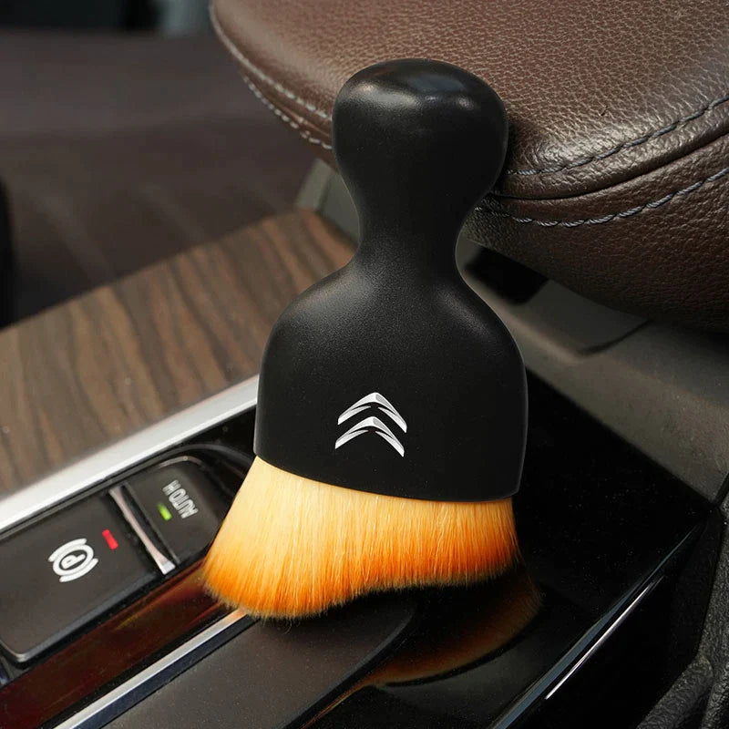 Car interior dust sweeping soft brush